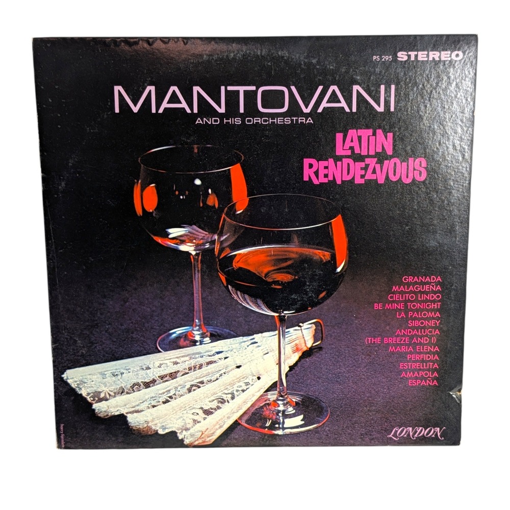 Mantovani‎ and His Orchestra Latin Rendezvous Vinyl LP London PS 295 Record